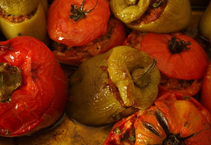 Vegetarijanske punjene paprike
